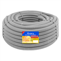 Гофротруба Sokol Professional с протяжкой ⌀ 16 мм серая