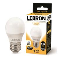 Лампа светодиодная Lebron LED L-G45 4W 3000K 220V E27 (00-10-29)