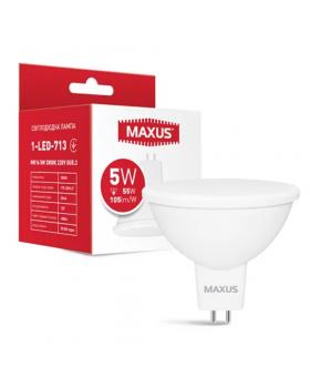 Лампа светодиодная Maxus 1-LED-713 MR16 5W 3000K 220V
