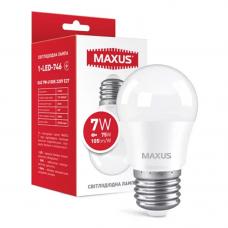 Лампа светодиодная Maxus LED G45 7W 4100К 220V E27 (1-LED-746)