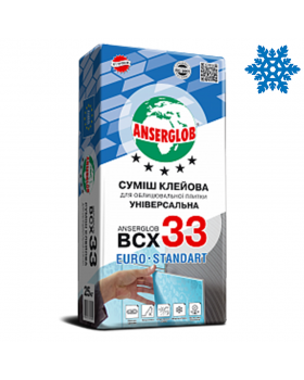 Клей для плитки Anserglob BCX-33 ЗИМА (25 кг)