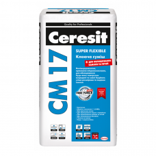 Клей для плитки эластичный Ceresit CM 17 (25 кг)