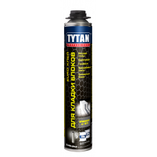 Клей для кладки газобетона Tytan Professional PU-GUN (870 мл) серый