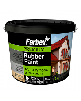 Краска резиновая универсальная Farbex графит (1,2 кг)