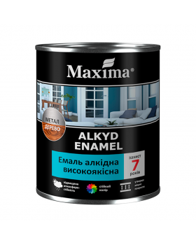 Эмаль алкидная Maxima черная матовая (2,3 кг)