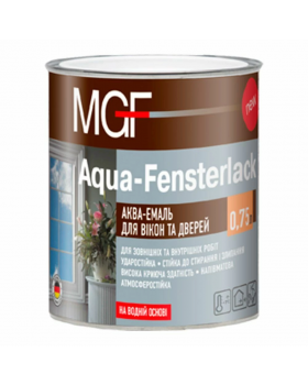 Эмаль для окон и дверей MGF Aqua-Fensterlack (0,75 л)