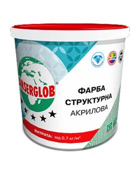 Краска акриловая структурная Anserglob (14 кг)