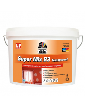 Краска водоэмульсионная Dufa Super Mix B3 под колеровку (4,5 л)