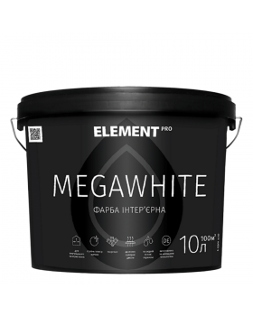Краска интерьерная латексная Element Pro Megawhite (10 л) ультрабелая