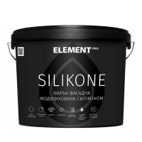 Краска силиконовая фасадная Element Pro Silikone под колеровку (9,4 л)