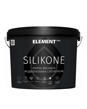 Краска силиконовая фасадная Element Pro Silikone белая (2,5 л)