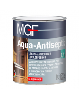 Лазурь-антисептик для дерева MGF Aqua Antiseptik дуб (0,75 л)