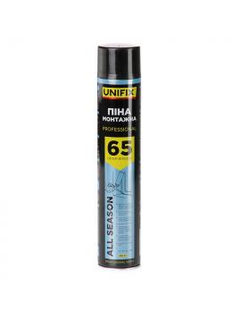 Пена профессиональная всесезонная UNIFIX (850 мл) 65 л