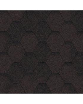 Битумная черепица Акваизол Мозаика ЭКО коричневая (3 м²)
