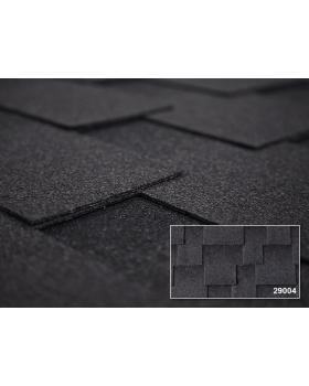 Битумная черепица Квадро Балтика Midnight Black (3 м²) 29004