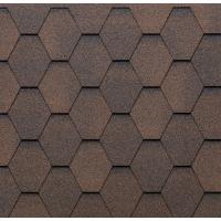 Черепица битумная Tegola Hexagonal Shaded Mixed Brown 239 (2,3 м²)