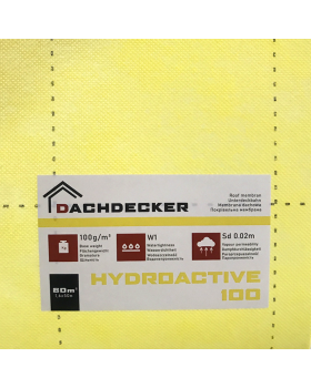 Мембрана гидроизоляционная Dachdecker Hydroactive 100 (80 м²)