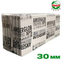 Теплоизоляция Anserglob XPS 30 мм (1,2 х 0,55 м) 0,66 м² (13 шт)