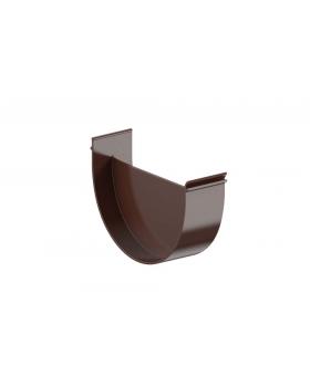 Заглушка желоба коричневая “Fitt” (125 мм) универсальная