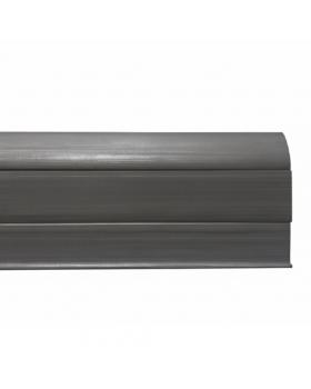 Плинтус ТИС с резинкой Серебро (2,5 м) №70