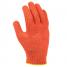 Перчатки рабочие трикотажные Doloni Fora (р.10) оранжевые с ПВХ