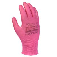 Перчатки Doloni D-OIL трикотажные с нитриловым покрытием (р.7) розовые