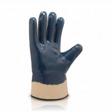 Перчатки с нитриловым покрытием, твердый манжет TRIDENT DQ6217