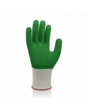 Перчатки полиэстеровые, покрытые латексом TRIDENT GRASS L2000