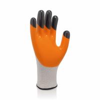 Перчатки нитриловые 3/4 TRIDENT ORANGE DQ612