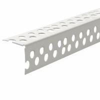 Уголок перфорированный пластиковый (25 х 25 мм) 3 м