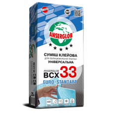Клей для плитки Anserglob BCX-33 (25 кг)
