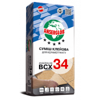 Клей для керамогранита Anserglob BCX-34 (25 кг)
