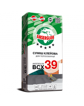 Клей для утеплителя Anserglob ВСХ-39 (25 кг)