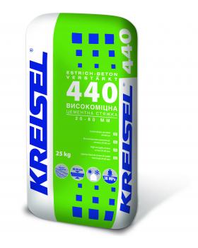 Цементная стяжка "Kreisel" ESTRICH-BETON 440 (25 кг)