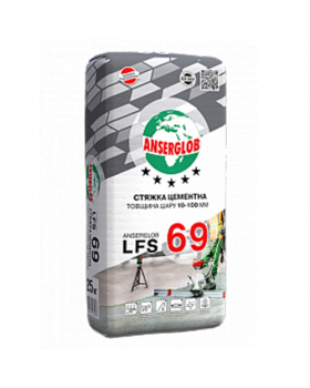 Стяжка цементная Anserglob LFS-69 (10-100 мм) 25 кг