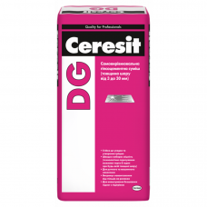 Самовыравнивающая смесь "CERESIT" DG (25 кг)