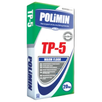 Cамовыравнивающаяся смесь Polimin ТП-5 Теплый пол (3-80мм) 25 кг