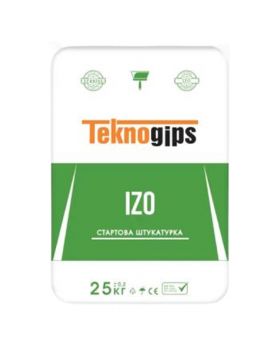 Шпаклевка гипсовая стартовая Teknogips Izo (25 кг)