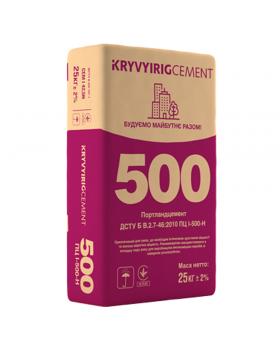 Цемент Kryvyi Rig Cement ПЦ I/500-H (25 кг) Кривой Рог