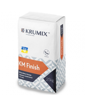 Шпаклевка гипсовая финишная KRUMIX Finish (25 кг)