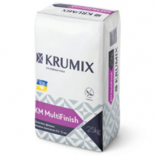 Шпаклевка гипсовая финишная KRUMIX MultiFinish (25 кг) Шпаклевка гипсовая финишная KRUMIX MultiFinish (25 кг)